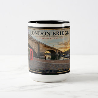 London Bridge Lake Havasu Two-Tone Coffee Mug