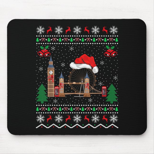 London Bridge Lover Matching Ugly London Bridge Ch Mouse Mat (Front)