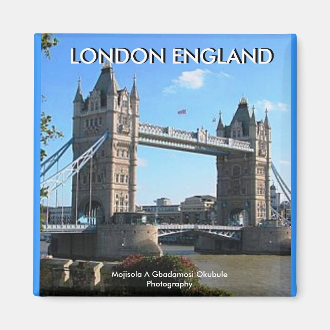 LONDON BRIDGE Magnet BY Muyiwa A Adetola Okubule (Front)