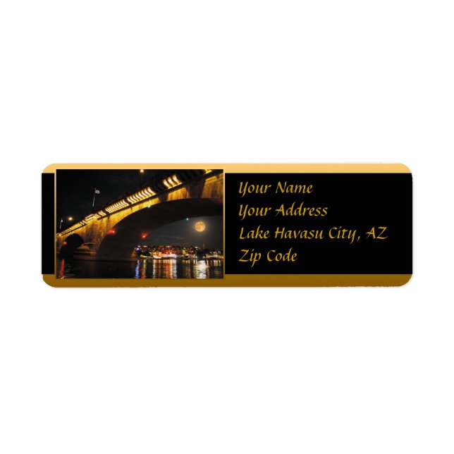 London Bridge Return Address Labels (Front)