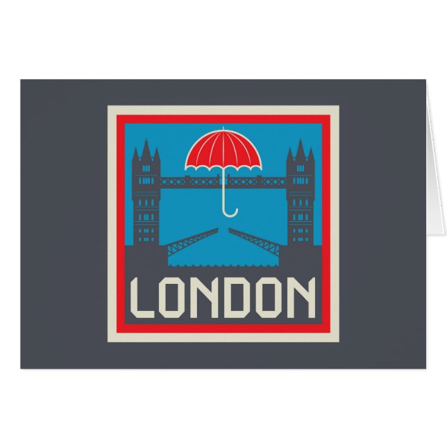 London Bridge with Umbrella (Front Horizontal)