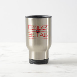 LONDON BRITAIN TRAVEL MUG