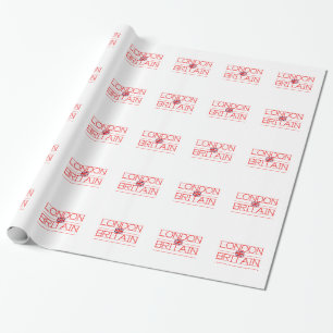 LONDON BRITAIN WRAPPING PAPER