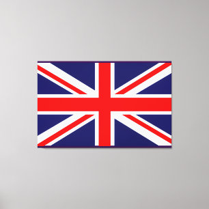 London British Car Flag Canvas Print