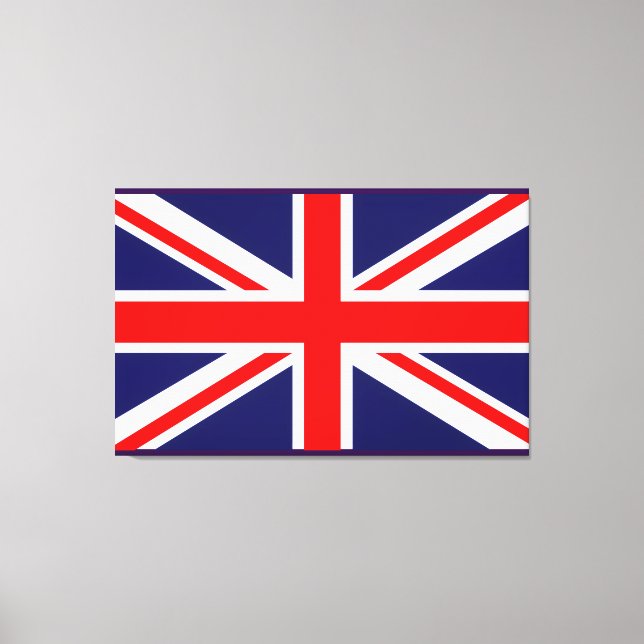 London  British Car Flag  Canvas Print (Front)