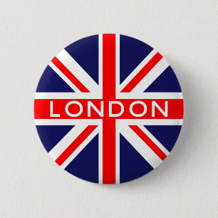 London : British Flag 6 Cm Round Badge