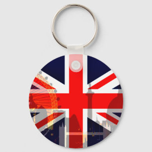 London-British Flag_ Key Ring