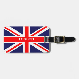 London  British Flag  Luggage Tag