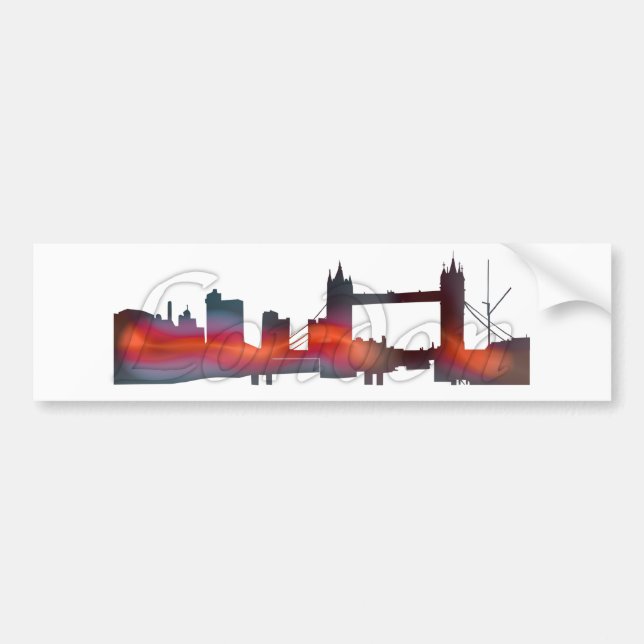London Bumper Sticker (Front)