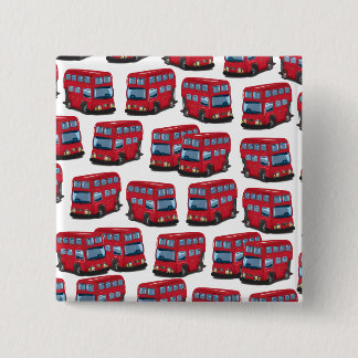 London Bus 15 Cm Square Badge