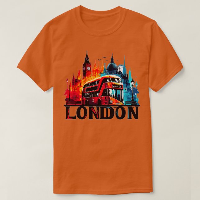 London Bus 1 T-Shirt (Design Front)