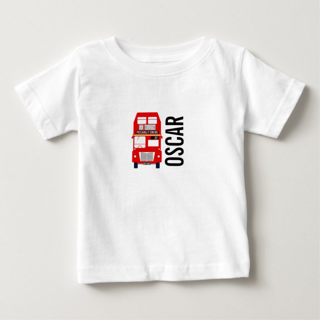 London Bus Baby Tee (Front)
