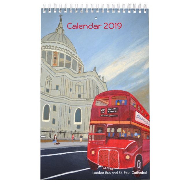 London Bus Calendar 2019 (Cover)