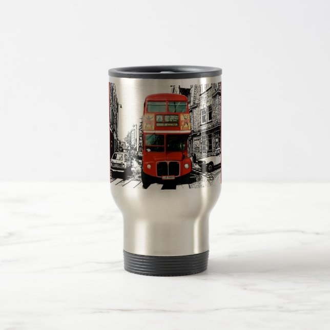 London Bus Commuter Mug (Center)