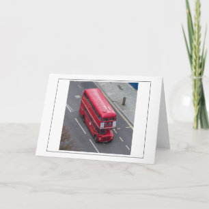 London bus greeting card