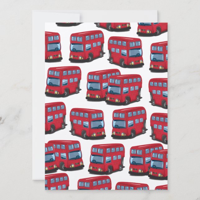 London Bus Invitation (Front)