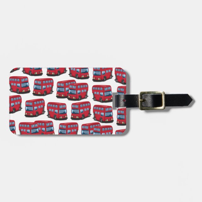 London Bus Luggage Tag (Front Horizontal)
