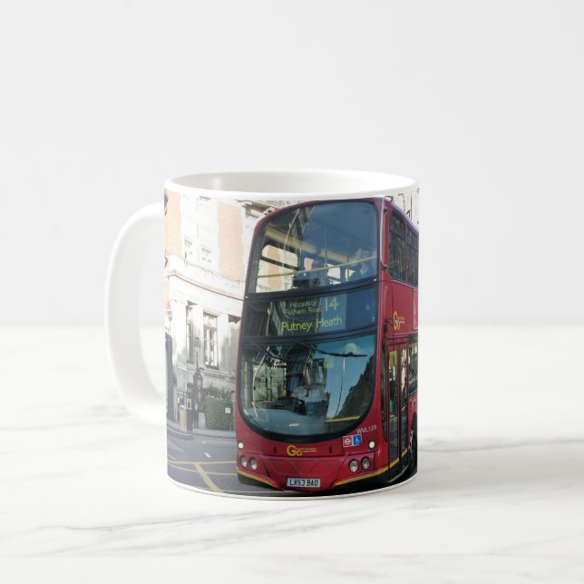 London Bus Mug (Front Left)