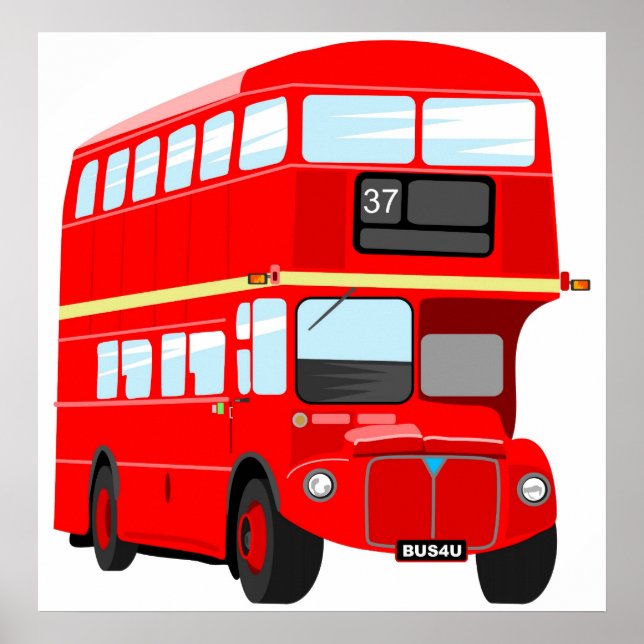 London Bus Poster (Front)