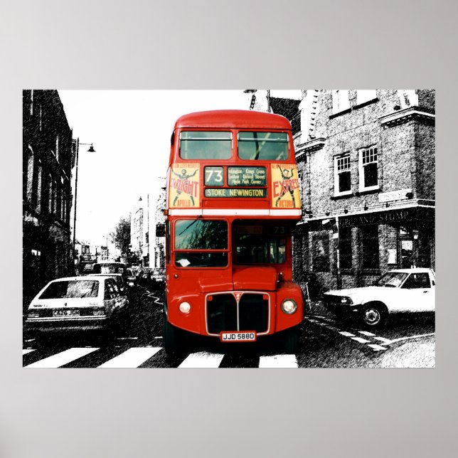 London Bus Poster 5 (Front)