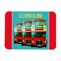 London Buses Fridge Magnet