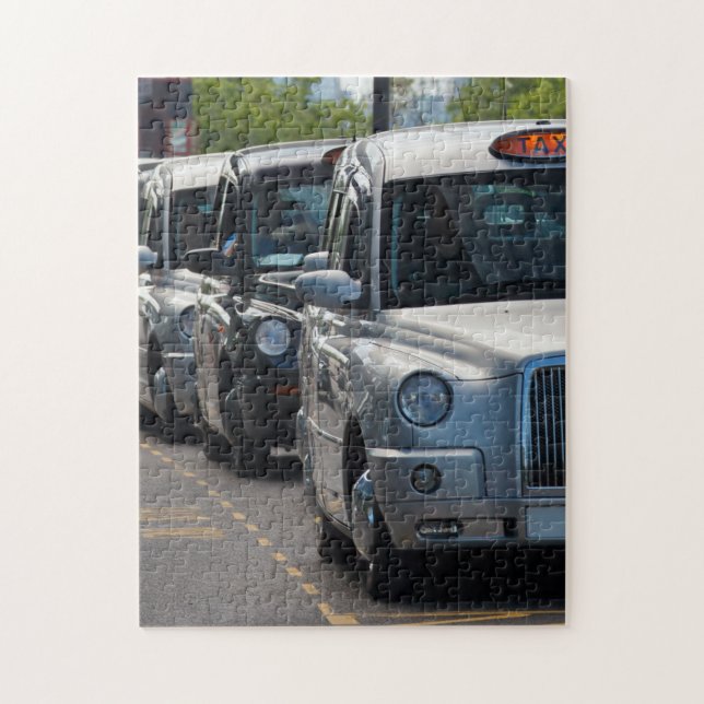 London Cabs Jigsaw Puzzle (Vertical)