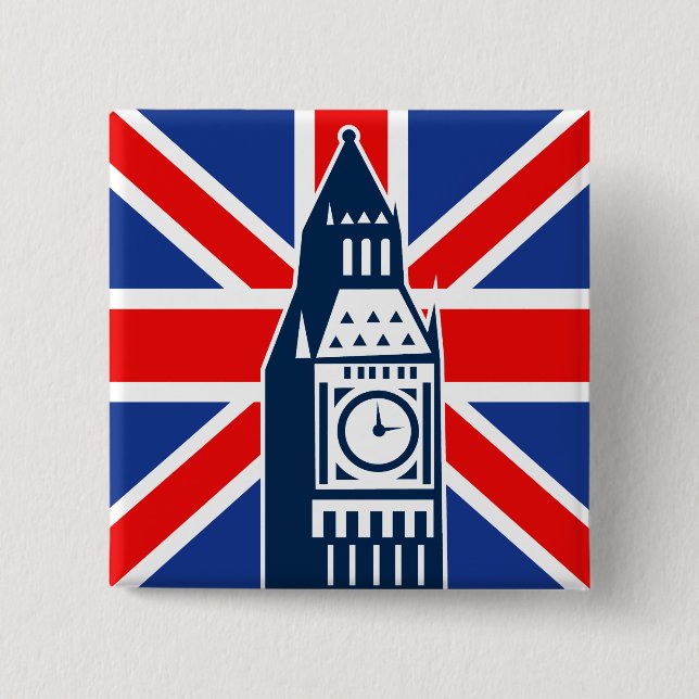 London Calling 15 Cm Square Badge (Front)