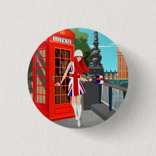 London Calling 3 Cm Round Badge