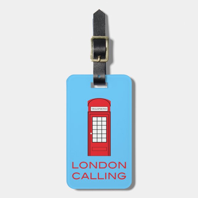 LONDON CALLING - Luggage Tag (Front Vertical)