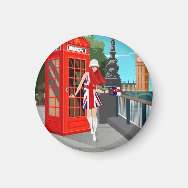 London Calling Magnet (Front)