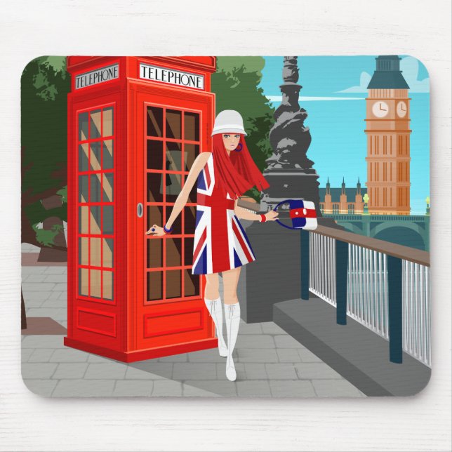 London Calling Mouse Mat (Front)