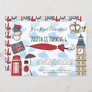 London Calling Party Invitation