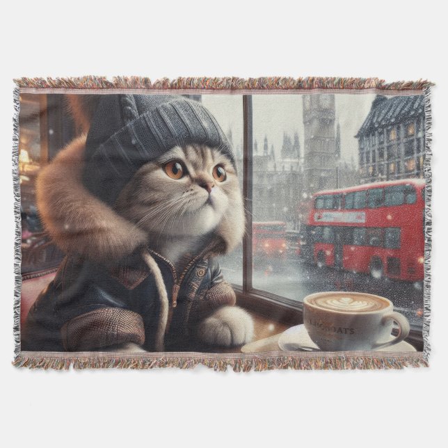 London Calling Throw Blanket (Front)