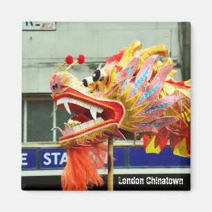 London, Chinatown - Dragon No.2 (Fridge Magnet) Magnet