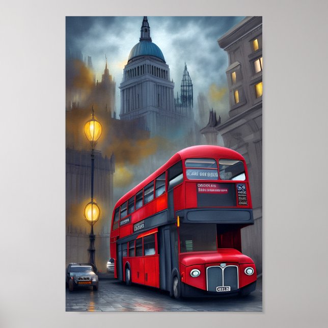 London city bus poster (Front)