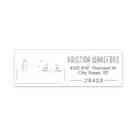 London City | Custom Address Self-inking Stamp