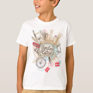 London City Doodle Art T-Shirt