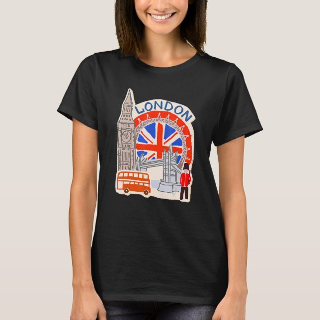 London City England UK souvenir  for men women 13 T-Shirt (Front)