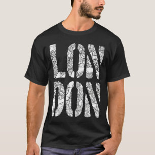 London City Map For London Tourists And Fans T-Shirt