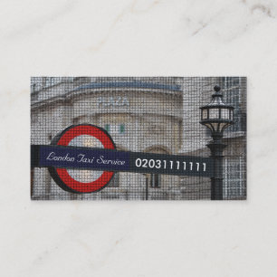 London City Mosaic Taxi Service Business Card