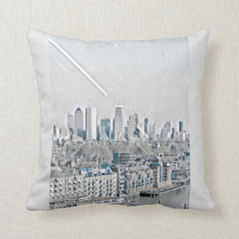 London city scape cushion