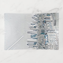 London city scape trinket trays