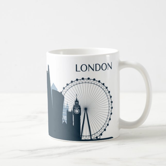 London City Skyline Coffee Mug (Right)