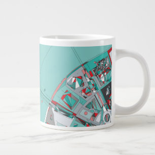 London City Structure Map Large Coffee Mug