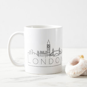 London City Stylised Skyline Coffee Mug