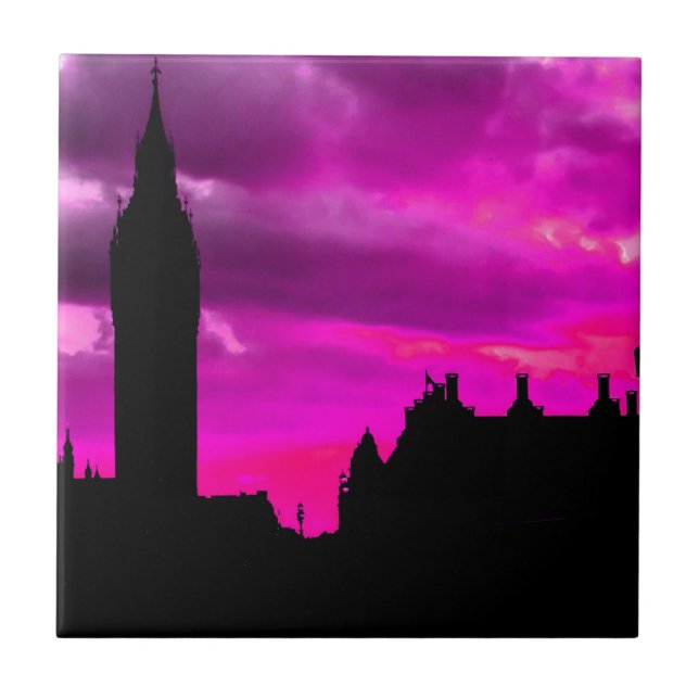 London City Sunset Tile (Front)