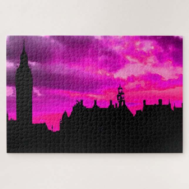 London City Travel Art Photography Jigsaw Puzzle (Horizontal)