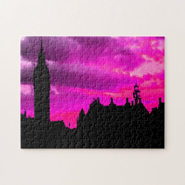 London City Travel Art Photography Jigsaw Puzzle (Horizontal)