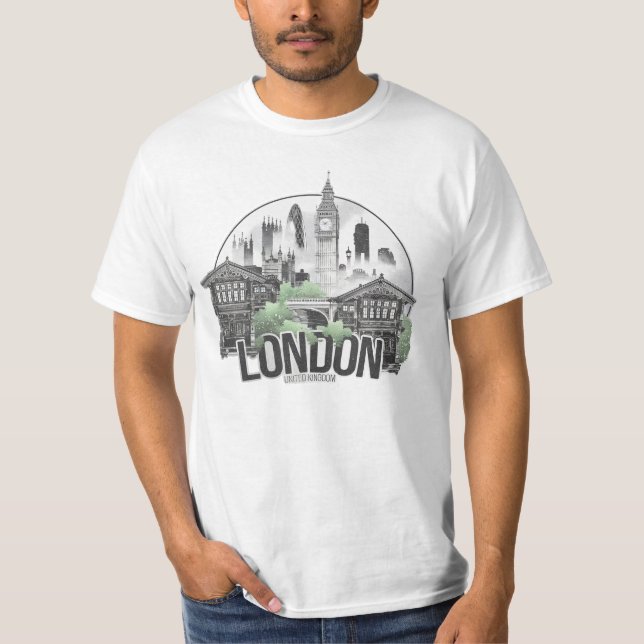London City United Kingdom T-Shirt (Front)