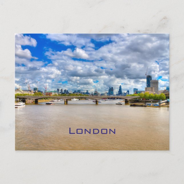 London Cityscape Postcard (Front)